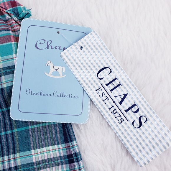 Chaps girl one piece Check Size 6M - NWT - Picture 4 of 8